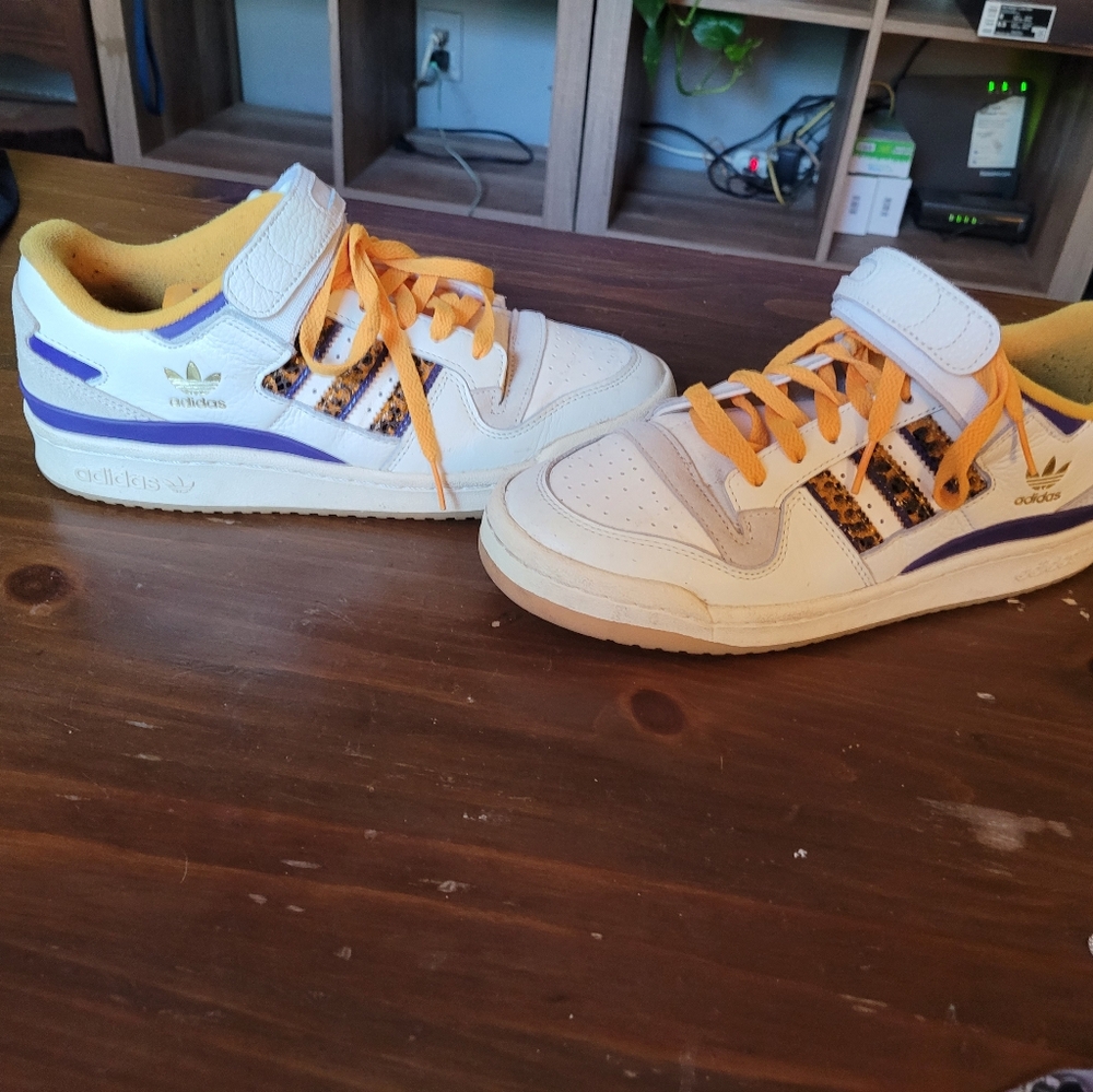 Adidas White and Orange Sneakers for Everyday Style